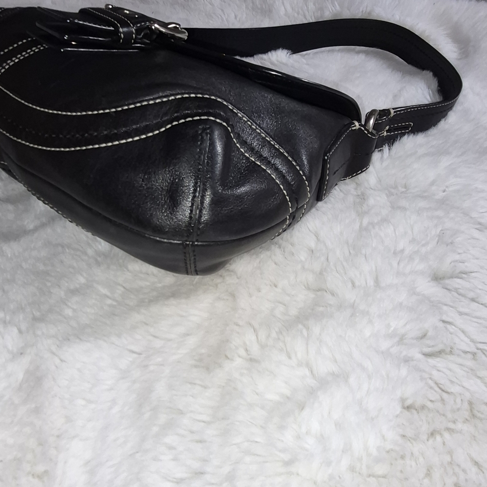 Coach Y2K Soho Black Leather Shoulder Bag - Picture 5 of 13